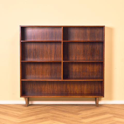 Danish bookshelf in Santos rosewood