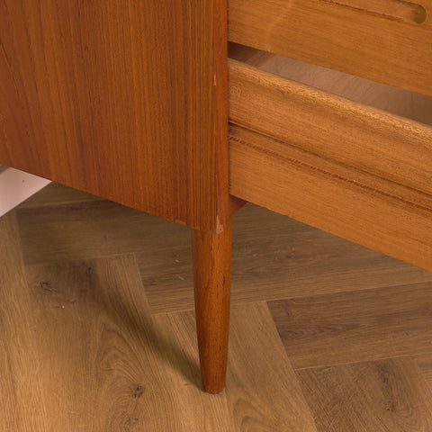 Danish secretary in teak by Erik Petersen for E.P. Møbler