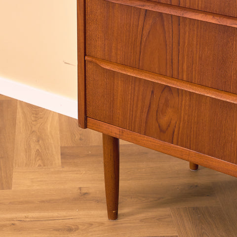 Danish secretary in teak by Erik Petersen for E.P. Møbler