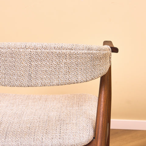 Danish dining armchairs in walnut 'model 213' by Thomas Harlev for Farstrup
