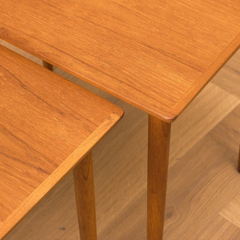 Swedish set of nest of tables in teak