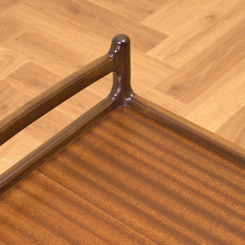 Danish serving trolley in mahogany, model '308' by Henning Korch for CFC Silkeborg