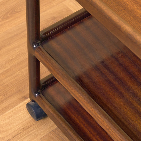 Danish serving trolley in mahogany, model '308' by Henning Korch for CFC Silkeborg