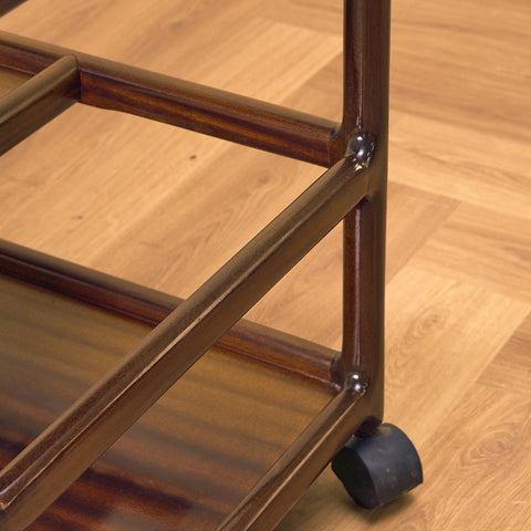 Danish serving trolley in mahogany, model '308' by Henning Korch for CFC Silkeborg