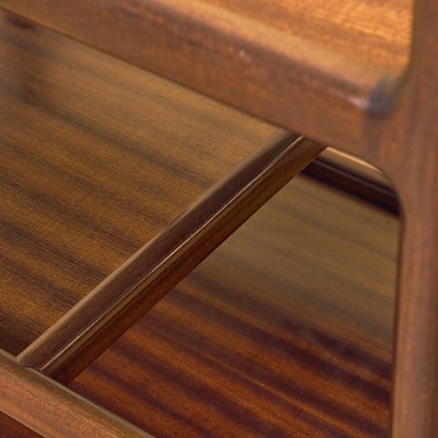 Danish serving trolley in mahogany, model '308' by Henning Korch for CFC Silkeborg