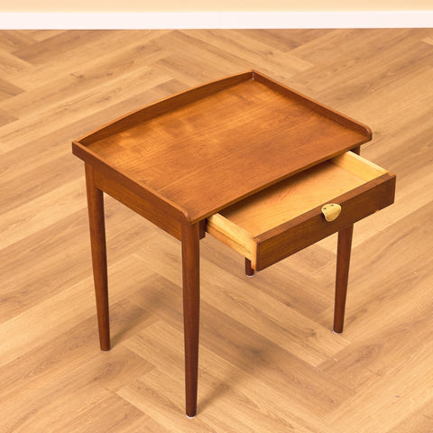 Danish bedside table in teak