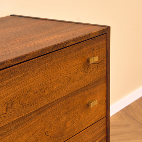 Swedish chest of drawers in Santos rosewood, model 'Excelent' by IKEA