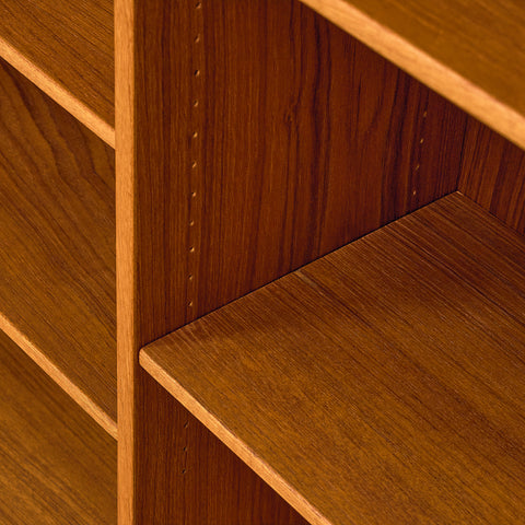Swedish bookshelf in teak