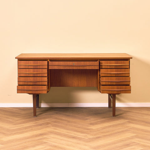 Danish writing desk in teak
