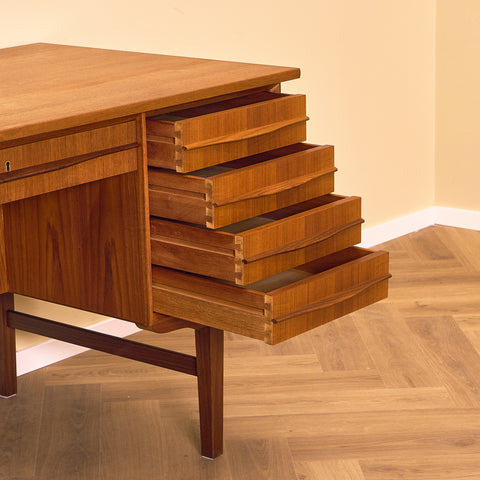 Danish writing desk in teak