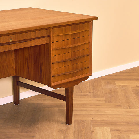 Danish writing desk in teak