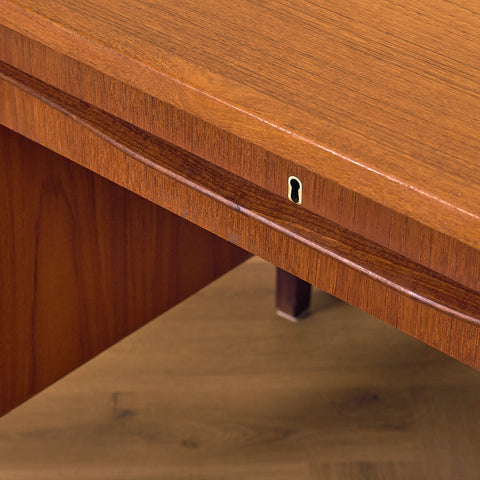 Danish writing desk in teak