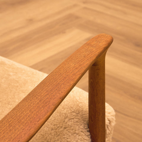 Swedish armchair in teak, model 'Domus' by Inge Andersson for Bröderna Andersson