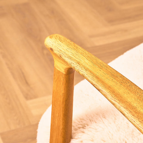 Swedish armchair in oak, model 'Domus' by Inge Andersson for Bröderna Andersson