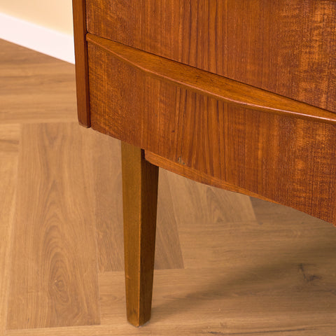 Danish writing desk in teak and beech