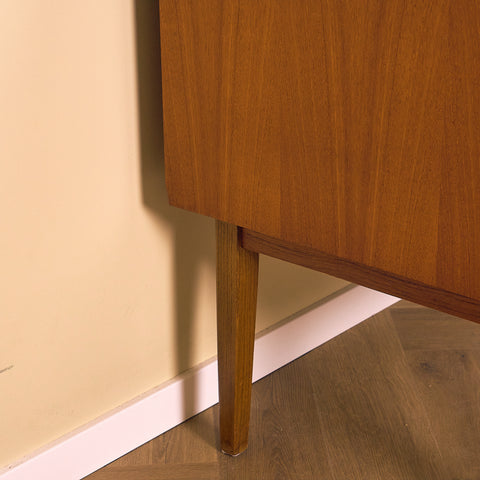 Danish writing desk in teak and beech
