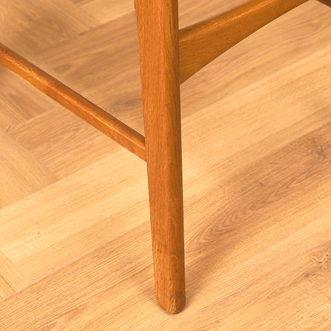 Danish set of 6 dining chairs in teak and oak