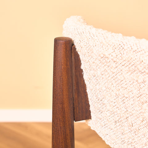 Danish set of 6 dining chairs in solid walnut