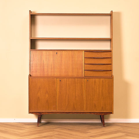 Swedish bookshelf in teak