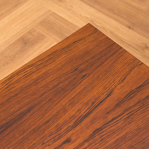 Danish side table in Santos rosewood