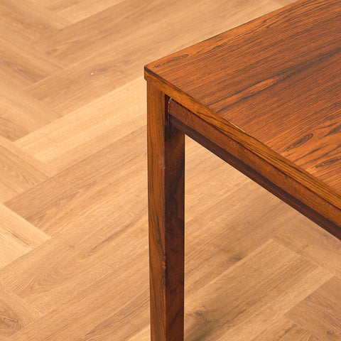 Danish side table in Santos rosewood
