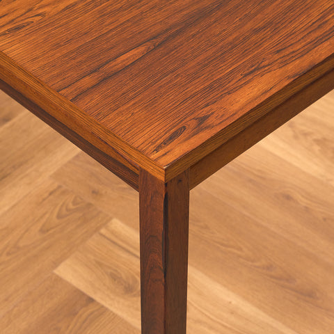 Danish side table in Santos rosewood