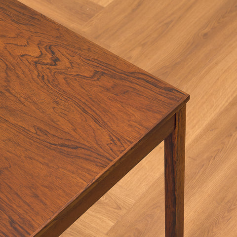 Danish side table in Santos rosewood