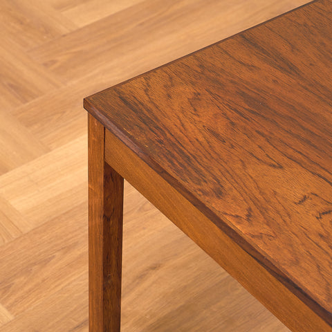 Danish side table in Santos rosewood