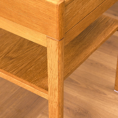 Swedish bedside tables in oak
