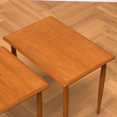 Swedish set of nest of tables in teak