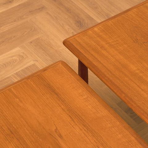Swedish set of nest of tables in teak