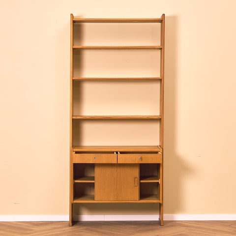 Swedish bookshelf in oak