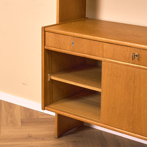 Swedish bookshelf in oak