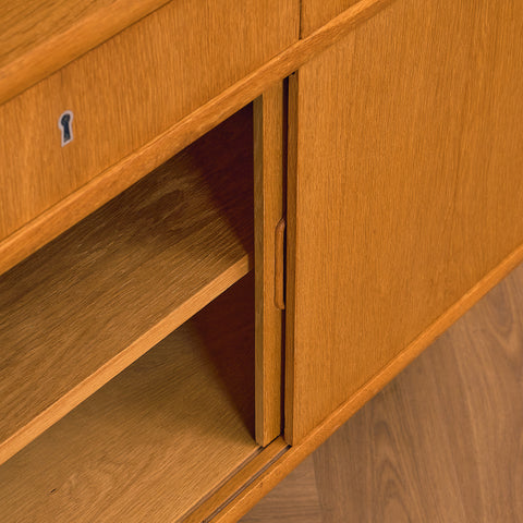 Swedish bookshelf in oak
