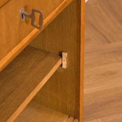 Swedish bookshelf in oak