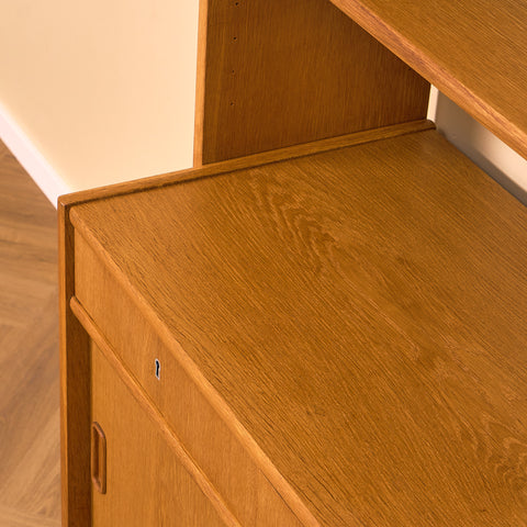 Swedish bookshelf in oak