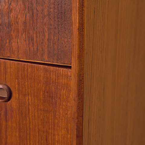 Danish chest of drawers in teak