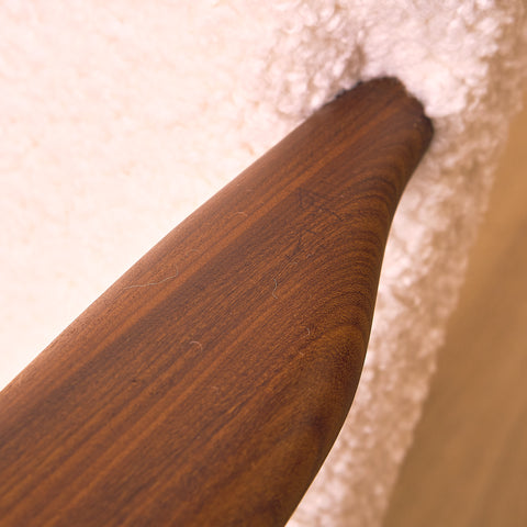 Danish armchairs in solid walnut by Erhardsen & Andersen for ERAN Møbler