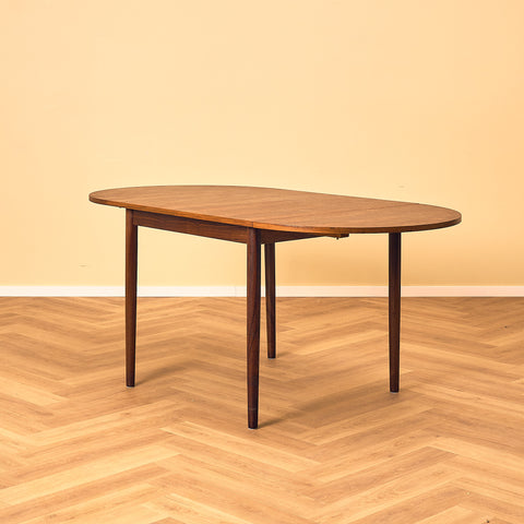 Danish dining table in Santos rosewood "Arne Vodder style"