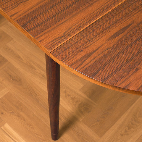 Danish dining table in Santos rosewood "Arne Vodder style"