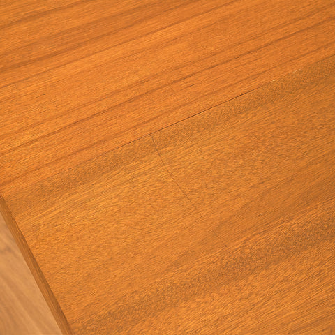 Danish round dining table in teak