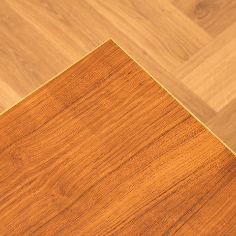 Swedish small coffee table in teak and beech
