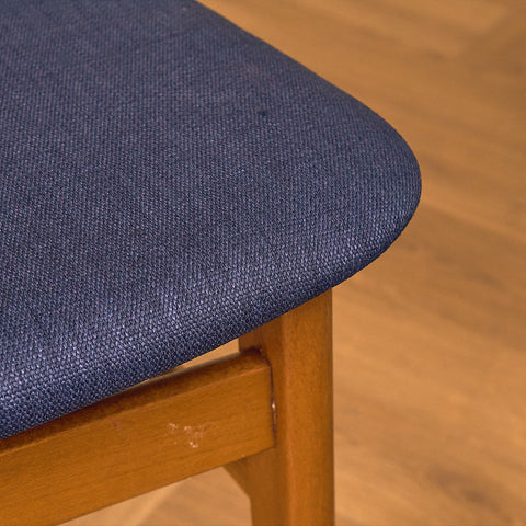 Danish dining chairs in teak and beech by Findahl Møbelfabrik, model 'Møsbol'