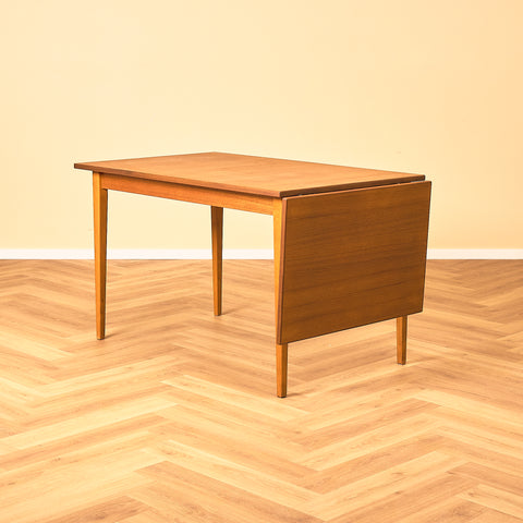 Swedish rectangular table in teak and beech