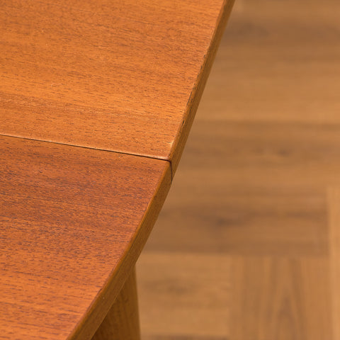 Danish dining table in teak and oak "Arne Vodder style"