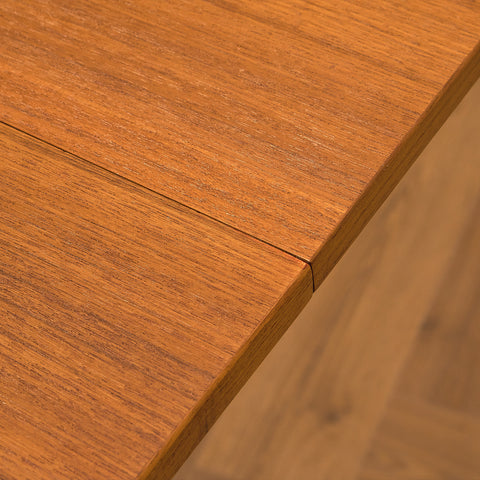 Danish dining table in teak and oak "Arne Vodder style"