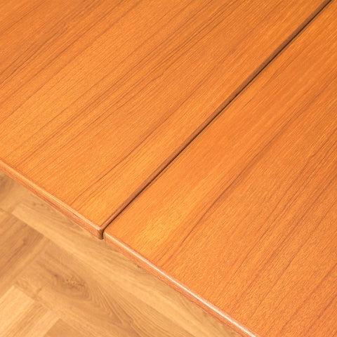 Swedish rectangular table in teak and beech