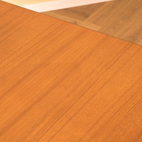 Swedish rectangular table in teak and beech