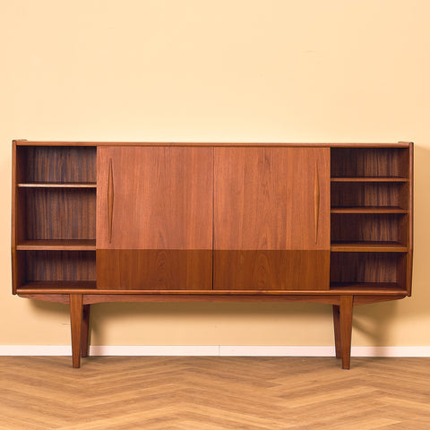 Danish highboard in teak by E.W. Bach