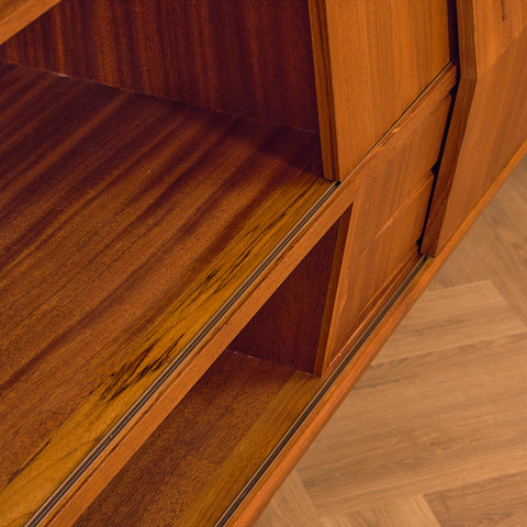 Danish highboard in teak by E.W. Bach
